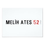 MELİH ATES  Invitations