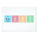 LUCKY  Invitations