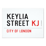 Keylia Street  Invitations