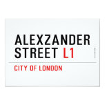 alexzander Street  Invitations
