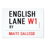 English Lane  Invitations