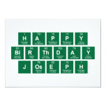 Happy
 Birthday
 Joseph  Invitations