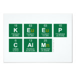 Keep
 c|alm  Invitations
