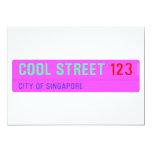 Cool street  Invitations