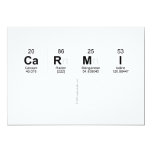 Carmi
   Invitations
