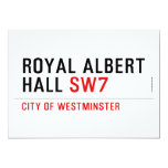 ROYAL ALBERT HALL  Invitations