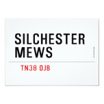 Silchester  Mews  Invitations