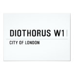 diothorus  Invitations