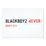 Blackboyz  Invitations