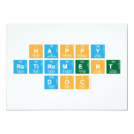 Happy 
 Retirement
 Doc  Invitations