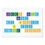 keep calm
 becuz
 my Bchaa
 b'day 
 coming soon  Invitations