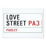 LOVE Street  Invitations