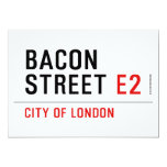 Bacon Street  Invitations