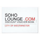 Soho Lounge  Invitations