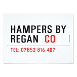 HAMPERS BY REGAN   Invitations