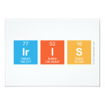 Iris  Invitations