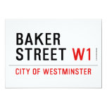 Baker Street  Invitations