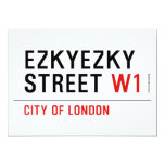 ezkyezky Street  Invitations