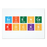 SCIENCE
 ROCKS  Invitations