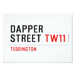DAPPER Street  Invitations