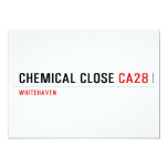 Chemical Close  Invitations