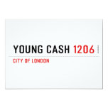 YOUNG CASH  Invitations