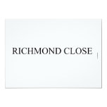 Richmond close  Invitations