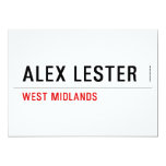 Alex Lester  Invitations