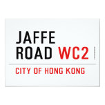 Jaffe Road  Invitations