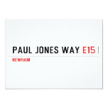 Paul Jones Way  Invitations