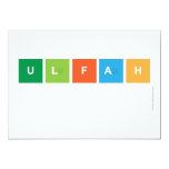 ULFAH
   Invitations