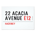 22 ACACIA AVENUE  Invitations
