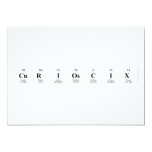 CurioSciX  Invitations