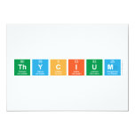 Thycium  Invitations