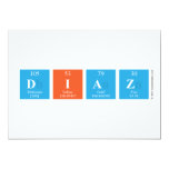 DIAZ  Invitations
