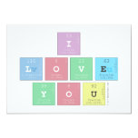 i
 love
 you  Invitations