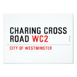 Charing Cross Road  Invitations
