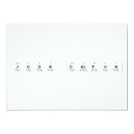John Dalton  Invitations