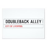 DOUBLEBACK ALLEY  Invitations
