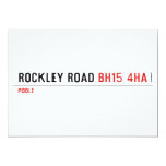 Rockley Road  Invitations