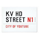 KV HD Street  Invitations