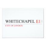 WHITECHAPEL  Invitations