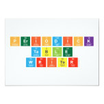 Periodick
 Table
 Writer  Invitations