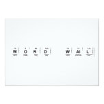 Word Wall  Invitations