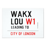 WAKX LOU  Invitations