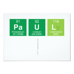 PAUL
   Invitations