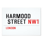 Harmood  street  Invitations