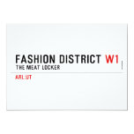 Fashion District  Invitations