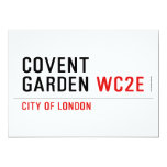 covent garden  Invitations