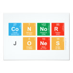 connor
 Jones  Invitations